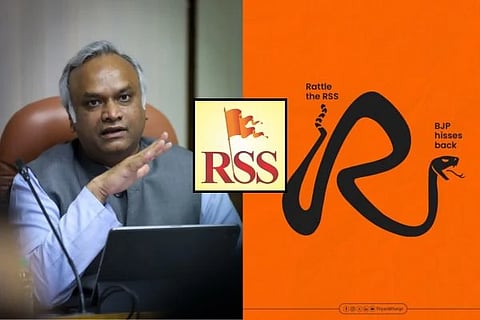 RSS ಗಲಿಬಿಲಿಗೊಂಡರೆ ಬಿಜೆಪಿ ಬುಸುಗುಡುತ್ತೆ!: ಸಂಘಟನೆಯ ವಿರುದ್ಧ ಸಚಿವ ಪ್ರಿಯಾಂಕ್ ಖರ್ಗೆ ವಾಗ್ದಾಳಿ