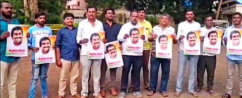 ಶಾಸಕ ರಹೀಂಖಾನ್ ಅವರಿಗೆ ಸಚಿವ ಸ್ಥಾನ ನೀಡಬೇಕು ಎಂದು ಒತ್ತಾಯಿಸಿ ಕ್ರೈಸ್ತರು ಬೀದರ್‍ನಲ್ಲಿ ರಹೀಂಖಾನ್ ಅವರ ಭಾವಚಿತ್ರದ ಫಲಕ ಪ್ರದರ್ಶಿಸಿದರು.