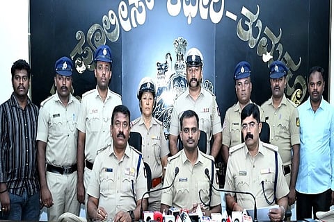 ಅಂತರಾಜ್ಯ ಖದೀಮರ ಬಂಧಿಸಿದ ತುಮಕೂರು ನಗರ ಠಾಣೆ ಪೊಲೀಸರು