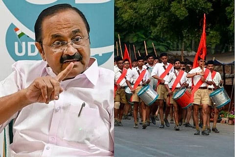 ಕೇರಳದಲ್ಲಿ RSS ಕಾರ್ಯಕ್ರಮಕ್ಕೆ ಕುಲಪತಿಗಳ ಹಾಜರಾತಿ: ಭುಗಿಲೆದ್ದ ವಿವಾದ! ಸಿಎಂ ಸತೀಶನ್ ಆಕ್ರೋಶ, ತಿರುಗೇಟು ನೀಡಿದ ಬಿಜೆಪಿ!