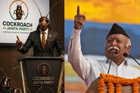 ಕಾಕ್ರೋಚ್ ಜನತಾ ಪಾರ್ಟಿ ಕಂಡು ಶಾಕ್ ಆಗಬೇಡಿ!ಪ್ರಜಾಪ್ರಭುತ್ವದಲ್ಲಿ ಇದೆಲ್ಲಾ ಸಹಜ: ವಿವಾದದ ಕುರಿತು RSS ಮೊದಲ ಪ್ರತಿಕ್ರಿಯೆ! 