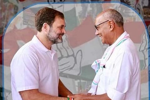  RSS-BJP Praise| ಸಂಸದ ರಾಹುಲ್​ ಗಾಂಧಿ ಮತ್ತು ದಿಗ್ವಿಜಯ್ ಸಿಂಗ್ ( ಚಿತ್ರ ಕೃಪೆ-ಎಕ್ಸ್​)