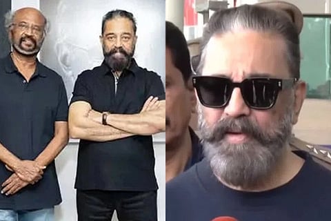 ನಟರಾದ ರಜಿನಿಕಾಂತ್​ ಮತ್ತು ಕಮಲ್​ ಹಾಸನ್​