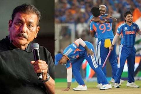 ಧೋನಿ ಸಿಕ್ಸರ್ ನೆನಪಿಸಿದ ಶಾಸ್ತ್ರಿಗೆ ಏನಾಯ್ತು? ವಿಶ್ವಕಪ್ ಗೆದ್ದ ಸಂಭ್ರಮದ ನಡುವೆ ಭಾರತದ ಮಾಜಿ ಹೆಡ್​ಕೋಚ್ ​ಮಾಡಿದ ಆ ಒಂದು ಬ್ಲಂಡರ್ ಏನು!