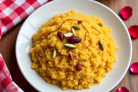 Rice Kesari Bath