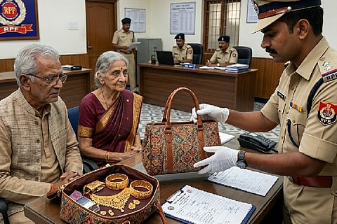 Bengaluru RPF Gold Recovery(ಎಐ ಚಿತ್ರ)