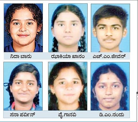 ಎಸ್‌ಎಸ್‌ಎಲ್‌ಸಿ ಪರೀಕ್ಷೆಯಲ್ಲಿ ಹೆಚ್ಚು ಅಂಕ ಗಳಿಸಿದ ದಿವ್ಯ ಶಾಲೆ ವಿದ್ಯಾರ್ಥಿಗಳಾದ ನಿದಾ ಬಾನು. ಝಾಕಿಯಾ ಖಾನಂ. ಎಚ್.ಎಂ.ಜೀವನ್ , ಸನಾ ಪರ್ವಿನ್, ವೈಗಾನವಿ., ಡಿ.ಎಂ.ನಂದು.