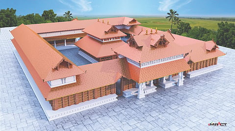  ಕುಕ್ಕೆ ಸುಬ್ರಹ್ಮಣ್ಯ ದೇವಸ್ಥಾನದಲ್ಲಿ ನಿರ್ಮಾಣಗೊಳ್ಳಲಿರುವ ಸುತ್ತು ಪೌಳಿಯ ನೀಲಿನಕ್ಷೆ.