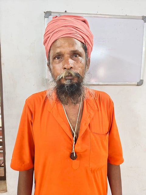 ಬಂಧಿಸಲ್ಪಟ್ಟ ಆಂಧ್ರ ಪ್ರದೇಶದ ನಕಲಿ ಸಾಧು ಮದನರಾಜ್​.