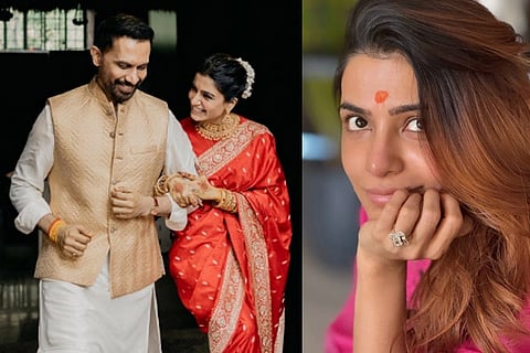 ನಟಿ ಸಮಂತಾ ರುತು ಪ್ರಭು ಹಾಗೂ ನಿರ್ದೇಶಕ ರಾಜ್​ ನಿಧಿಮೋರು
