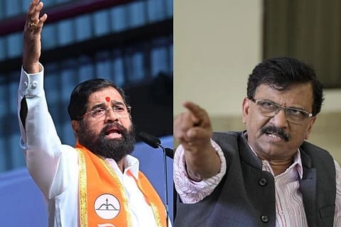 ಮಹಾರಾಷ್ಟ್ರದಲ್ಲಿ ನಾಯಿ-ಹುಲಿ ರಾಜಕೀಯ ಜಗಳ: ಶಿಂಧೆ 'ಟೈಗರ್' ಕಾಮೆಂಟ್‌ಗೆ ಸಂಜಯ್ ರಾವತ್ ತಿರುಗೇಟು! 