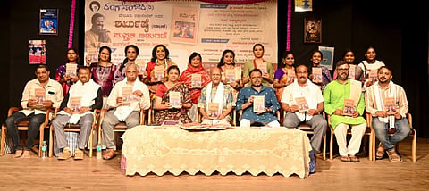 Sharmishthe drama book release 