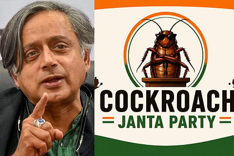 Shashi Tharoor On Cockroach Janta Party 