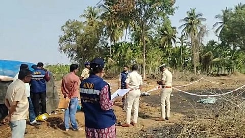 ಶಿರಾ ತಾಲೂಕು ಮಾರನಗೆರೆಯಲ್ಲಿ ಘಟನೆ ನಡೆದ ಸ್ಥಳ.