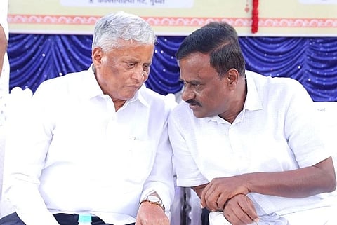 ಸೋಮಣ್ಣ ಜತೆ ಎಸ್​.ಆರ್​.ಶ್ರೀನಿವಾಸ್​ 