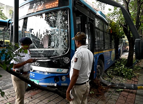 EV Bus accident