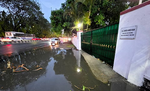ರಾಜಧಾನಿಯ ಹಲವೆಡೆ ಸಂಜೆ ಬಿರುಗಾಳಿ ಸಹಿತ ವರ್ಷಧಾರೆ