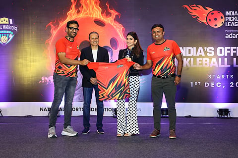 ಬೆಂಗಳೂರು ಬ್ಲಾಸ್ಟರ್ಸ್​​ ತಂಡದೊಂದಿಗೆ ನಟಿ ಶ್ರೀಲೀಲಾ