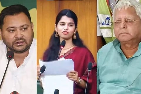ರಾಜಕೀಯದ A, B, C ಗೊತ್ತಿಲ್ಲದವರು; ಯುವ ಶಾಸಕಿ ವಿರುದ್ಧ ತೇಜಸ್ವಿ ಯಾದವ್ ವಾಗ್ದಾಳಿ | Tejashwi Yadav 