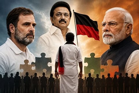 ಕಾಂಗ್ರೆಸ್-ಬಿಜೆಪಿಗೆ ಡಿಎಂಕೆ ಸೆಡ್ಡು: ರಾಷ್ಟ್ರ ರಾಜಕಾರಣದಲ್ಲಿ ಶೀಘ್ರದಲ್ಲೇ ಮೂರನೇ ರಂಗ ಉದಯ?