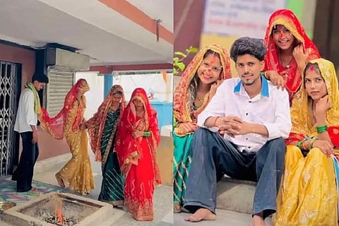 ಒಬ್ಬನನ್ನೇ ವರಿಸಿದ ಮೂವರು ಸೋದರಿಯರು: ಭಾರಿ ಚರ್ಚೆಗೀಡಾದ ಈ ವಿಚಿತ್ರ ಮದುವೆಯ ಬೃಹನ್ನಾಟಕ ಇದೀಗ ಬಯಲು! Three Sisters Married Same Person