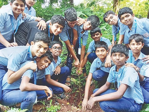 ತಲಪಾಡಿಯ ಶಾರದಾ ವಿದ್ಯಾನಿಕೇತನದಲ್ಲಿ ಶನಿವಾರ ವನಮಹೋತ್ಸವ ಆಯೋಜಿಸಲಾಯಿತು.  