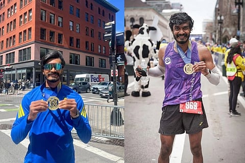 ಬೋಸ್ಟನ್​ ಮ್ಯಾರಥಾನ್​ನಲ್ಲಿ ಮಿಂಚಿದ ಬೆಂಗಳೂರಿಗರು, ಪದಕ ಗೆದ್ದ ಪ್ರಜ್ವಲ್ ಯೋಗೇಶ್ ಗೌಡ 