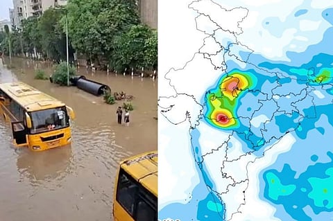 ದೆಹಲಿ, ಹರಿಯಾಣ, ಉತ್ತರಾಖಂಡದಲ್ಲಿ ಮುಂದುವರಿದ ಮಳೆ! ಉತ್ತರ ಪ್ರದೇಶದಲ್ಲಿ ವರುಣಾರ್ಭಟಕ್ಕೆ ನಾಲ್ವರು ಬಲಿ