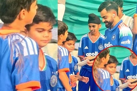 ವಿರಾಟ್ ಕೊಹ್ಲಿ ಜತೆ ಮಿನಿ ವಿರಾಟ್​
