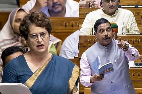 Priyanka Gandhi | ಅತ್ಯಾಚಾರಿಗಳನ್ನು ಸಮರ್ಥಿಸಿದವರಿಗೆ ಶಿಕ್ಷಣ ಖಾತೆ: ಪ್ರಿಯಾಂಕಾ ಆರೋಪ; ಜೋಶಿ ತಿರುಗೇಟು!