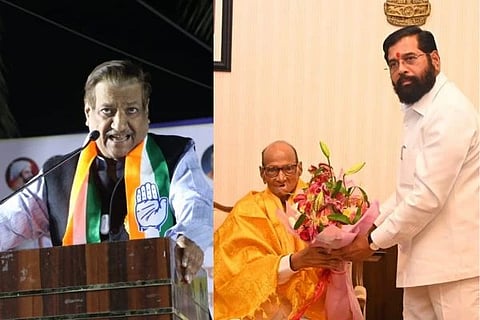 Sharad Pawar-Shinde Meet |ಪವಾರ್-ಶಿಂಧೆ ಭೇಟಿಗೆ ಮಾಜಿ ಸಿಎಂ ಚೌಹಾಣ್ ತೀವ್ರ ಆಕ್ರೋಶ