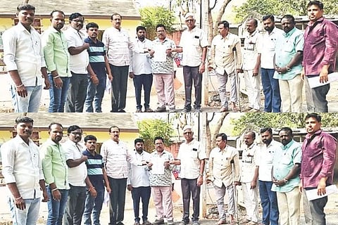 ಸಿರವಾರ ತಹಸಿಲ್ ಕಚೇರಿಯ ಶಿರಸ್ತೇದಾರ್ ಜುಬೇರ್‌ಗೆ ಸಾರ್ವಜನಿಕರು, ಶಿಕ್ಷಣ ಪ್ರೇಮಿಗಳು ಮನವಿ ಸಲ್ಲಿಸಿದರು. ಪಪಂ ಸದಸ್ಯ ಅಜಿತ್ ಕುಮಾರ ಹೊನ್ನಟಗಿ, ಶಿಕ್ಷಣ ಪ್ರೇಮಿಗಳಾದ ಅಯ್ಯಣ್ಣ ಏರೆಡ್ಡಿ, ಟಿ.ಬಸವರಾಜ, ಅಮರೇಶಗೌಡ ನಂದರೆಡ್ಡಿ, ವಿದ್ಯಾರಾಜ, ಕೃಷ್ಣ. ಪಿ, ಅಪ್ಪಾಜಿ ನಾಯಕ, ಚನ್ನಪ್ಪ ಬೂದಿನಾಳ, ಎಸ್. ಮಲ್ಲಿಕಾರ್ಜುನ್, ಹನುಮಂತ ಇದ್ದರು.