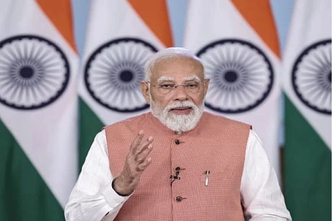  Narendra Modi > ಉನ್ನತ ಮಟ್ಟದ ಸಭೆಯಲ್ಲಿ ಪ್ರಧಾನಿ ಮೋದಿ