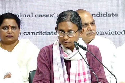 Meenakshi Natarajan |  ಕಾಂಗ್ರೆಸ್ ಅಭ್ಯರ್ಥಿಯಾಗಿದ್ದ ಮೀನಾಕ್ಷಿ ನಟರಾಜನ್ 