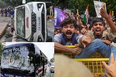 Delhi Protest | ಚಲೋ ಸಂಸದ್ ಪ್ರತಿಭಟನೆಯಲ್ಲಿ ಭೀಕರ ಹಿಂಸಾಚಾರ!