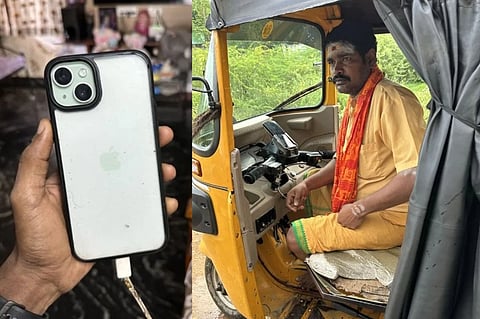 ಫೋನ್​ ಹಿಂತಿರುಗಿಸಿದ ಚಾಲಕ