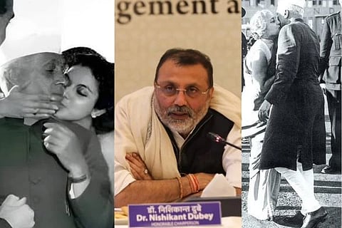 Nishikant Dubey |ಅಪ್ಪುಗೆ ಸಮರದ ಬೆನ್ನಲ್ಲೇ ನೆಹರೂ ಹಳೆಯ ಫೋಟೋ ಪೋಸ್ಟ್ ಮಾಡಿದ ಸಂಸದ ದುಬೆ