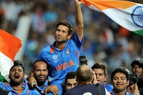 2011ರ ವಿಶ್ವಕಪ್​ ಗೆದ್ದ ಸಮಯದ ಫೋಟೋ