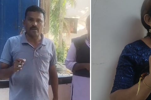 ವಿದ್ಯಾರ್ಥಿನಿಗೆ ಹಾಲ್​ ಟಿಕೆಟ್​ ಕೊಡಲು ಪರದಾಡಿಸಿದ ಶಿಕ್ಷಕಿ