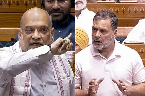 Amit Shah | ರಾಹುಲ್ ಜಾತಕ ಬಿಚ್ಚಿಟ್ಟ ಅಮಿತ್​ ಷಾ...ಕ್ಷಮೆಯಾಚನೆಗೆ ಒತ್ತಾಯಿಸಿ ವಿಪಕ್ಷಗಳ ಹೈಡ್ರಾಮಾ! 