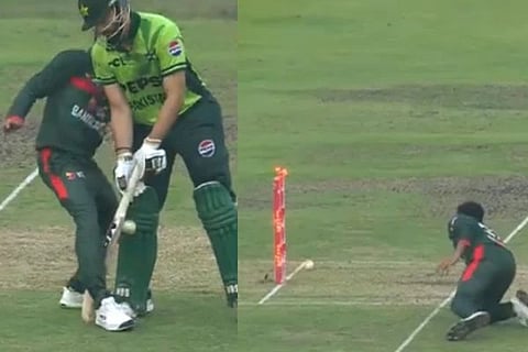Salman Aghas Runout | ಮೈದಾನದಲ್ಲೇ ಕಿಚ್ಚು ಹಚ್ಚಿದ ವಿವಾದಾತ್ಮಕ ರನ್ ಔಟ್