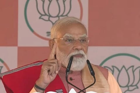 Assam Election 2026 | ಗೋಗಮುಖ್‌ನಲ್ಲಿ ನಡೆದ ಬೃಹತ್ ಸಾರ್ವಜನಿಕ ಸಭೆಯನ್ನುದ್ದೇಶಿಸಿ ಮಾತನಾಡಿದ ಪ್ರಧಾನಿ ನರೇಂದ್ರ ಮೋದಿ