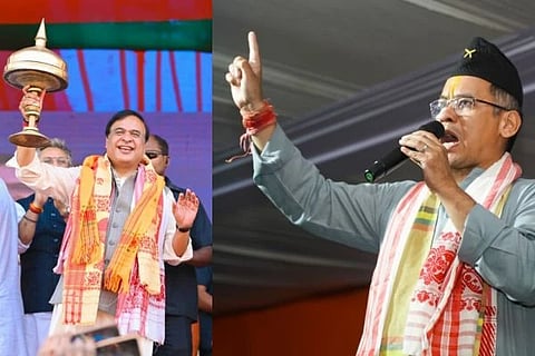 Assam Election | ಅಸ್ಸಾಂ ಮುಖ್ಯಮಂತ್ರಿ ಹಿಮಂತ ಬಿಸ್ವಾ ಶರ್ಮಾ ಮತ್ತು ಕಾಂಗ್ರೆಸ್ ನಾಯಕ ಗೌರವ್ ಗೊಗೊಯ್
