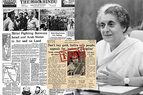 ಚಿನ್ನ ಖರೀದಿಸಬೇಡಿ ಎಂದಿದ್ದೇ ಸುಳ್ಳು! ಇಂದಿರಾ ಗಾಂಧಿ ಕುರಿತ ವೈರಲ್ ಪೋಸ್ಟರ್ ಹಿಂದಿನ ಅಸಲಿ ಸತ್ಯ ಇಲ್ಲಿದೆ