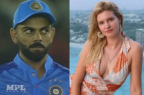 ಕ್ರಿಕೆಟ್​ ದಂತಕಥೆ ವಿರಾಟ್​ ಕೊಹ್ಲಿ, ಜರ್ಮನ್​ ಮಾಡೆಲ್​ ಲಿಜ್​ಲಾಜ್