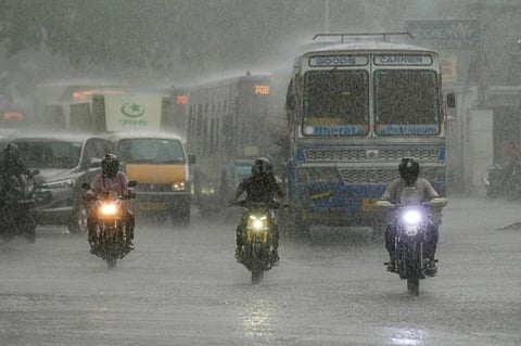 ಭಾರತದ ಹಲವೆಡೆ ಮಳೆ 