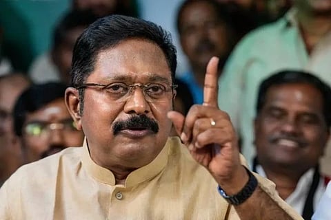 TTV Dhinakaran | ಎಎಮ್‌ಎಂಕೆ ಪಕ್ಷದ ಮುಖ್ಯಸ್ಥ ಟಿ.ಟಿ.ವಿ. ದಿನಕರನ್ 