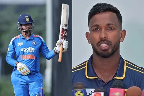 ಯುವ ಬ್ಯಾಟರ್​ ವೈಭವ್ ಸೂರ್ಯವಂಶಿ, ಶ್ರೀಲಂಕಾ ಕ್ಯಾಪ್ಟನ್​ ಸಹನ್ ಅರಾಚಿ
