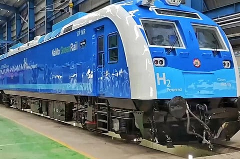ಭಾರತದ ಮೊದಲ ಹೈಡ್ರೋಜನ್​ ರೈಲು