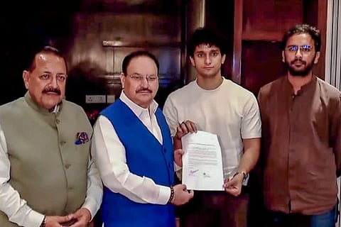 CJP-Nadda Meeting > ಪ್ರಧಾನ್​ ರಾಜೀನಾಮೆ ಬೇಡಿಕೆಯಿಂದ ಹಿಂದೆ ಸರಿಯದ ಸಿಜೆಪಿ